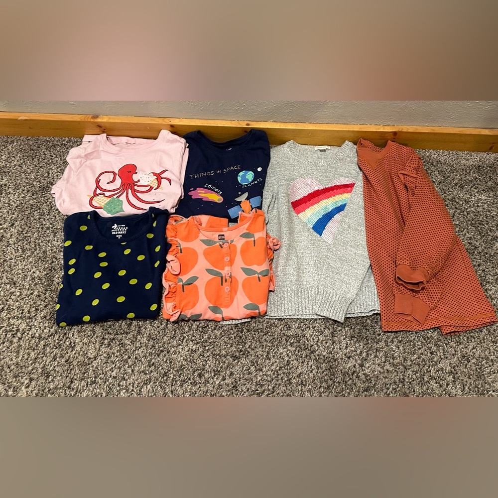 Girls long sleeve shirts